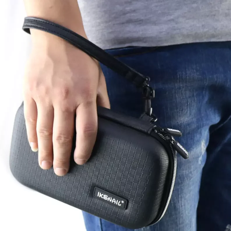 Custom Waterproof Plastic Small EVA Bags Zipper HDD SD Card Case