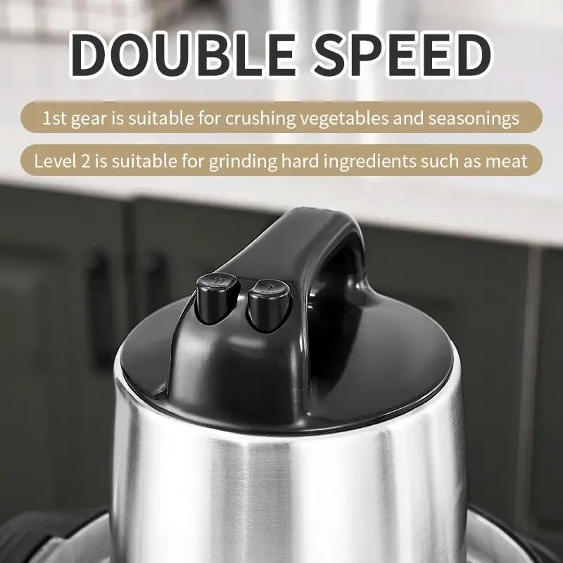 Food Processor With, Slicer 6 Warranty Grater 2000w Blades Beauty Blender Kitchen Bakery Multifunctional/