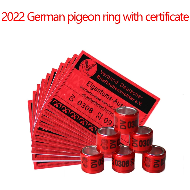 High quality 2022 FCI racing pigeon club direct-sell custom pigeon rings bird RFID pigeon rings