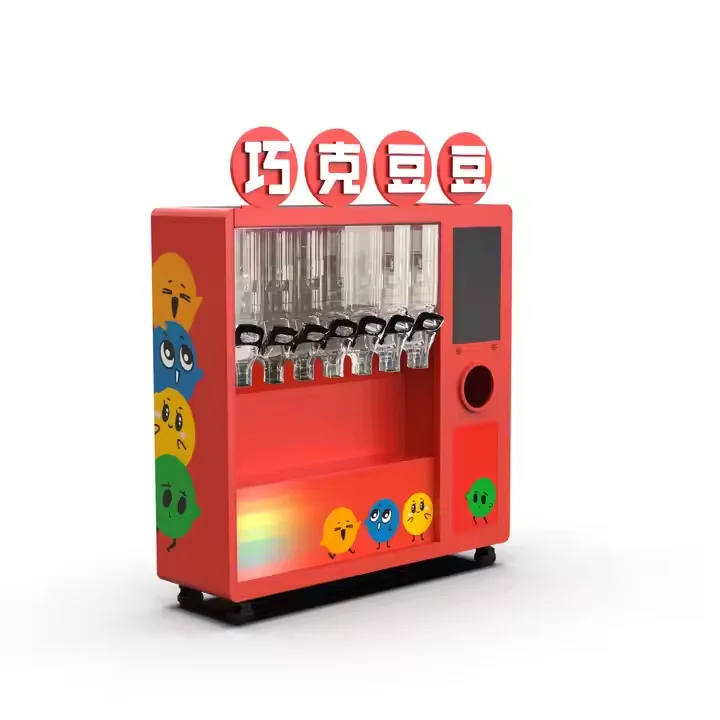 Commercial Factory price Convenient  Intelligent Chocolate Bean Sugar Bean Candy Automatic Self-service Vending Machine
