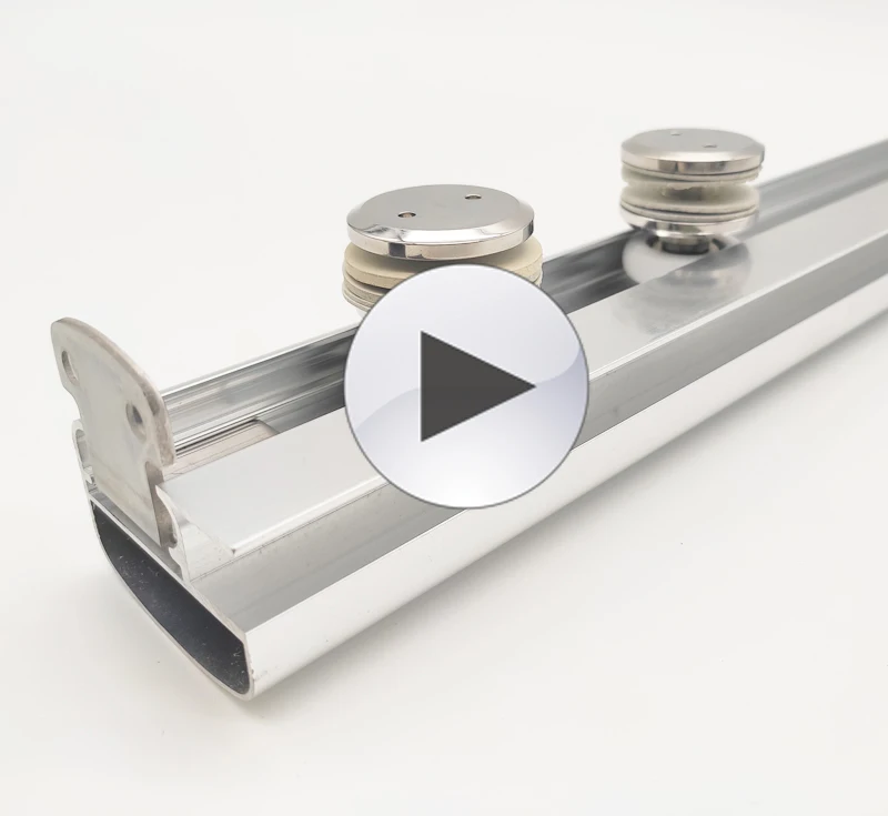 Ncyinox Stainless Steel Sliding Roller Door Accessories Modern Hanging Wheels Barn Door Hardware Hotels Glass Doors OEM/ODM