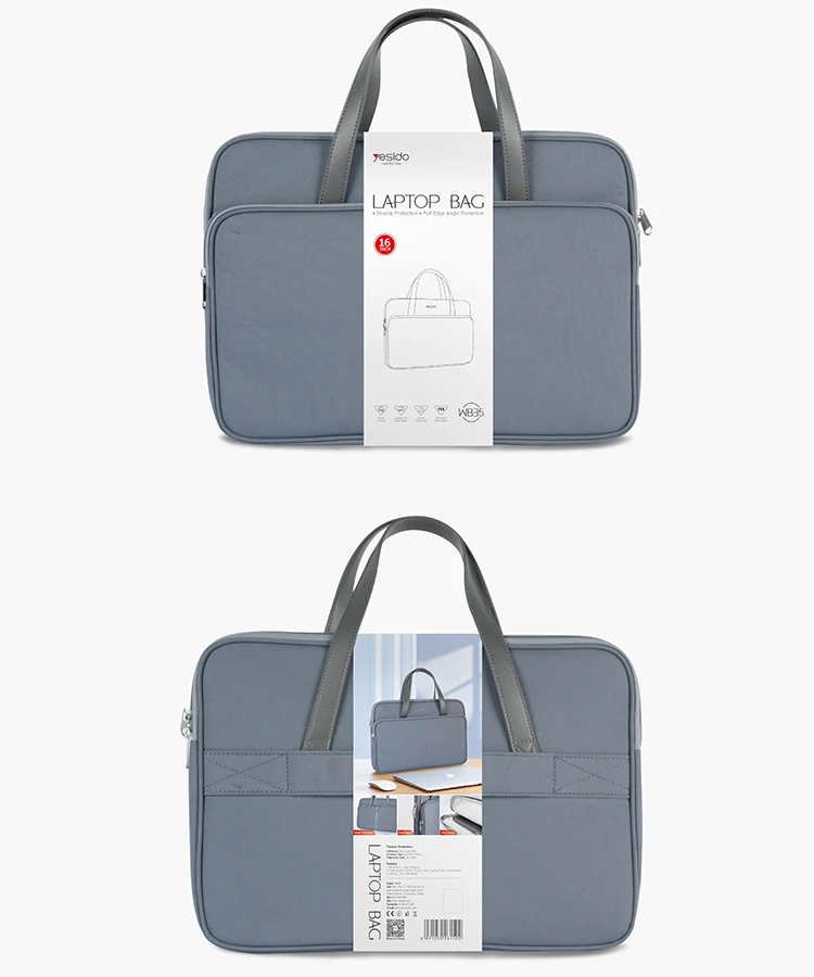 Yesido WB35 Smooth and scratch resistant Multi layered storage Large capacity unbreakable high sensitivity laptop bag