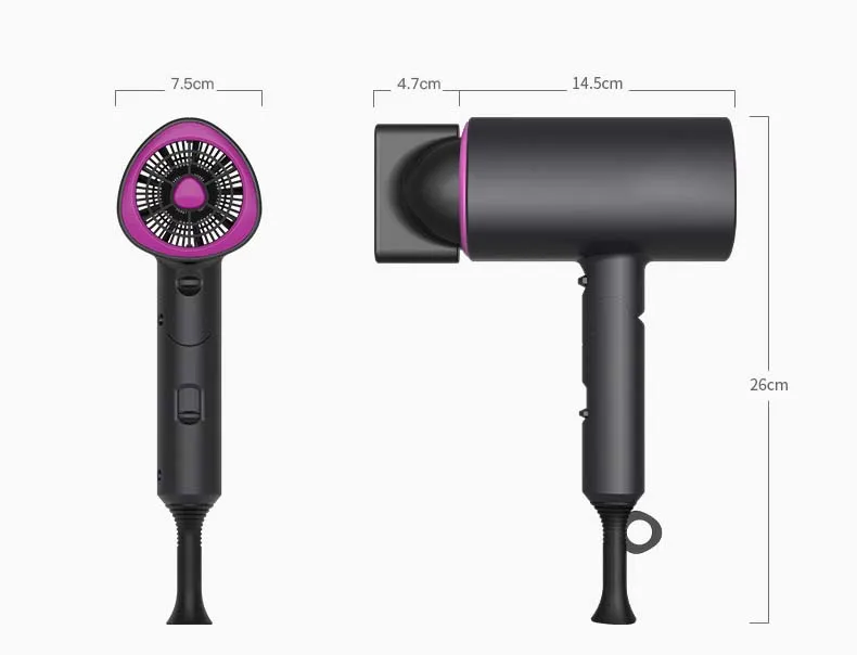 Wholesale Hair Dryer Professional Hot Cold 1200W Hair Brush Dryer Comb One Step Airbrush Hair Dryer