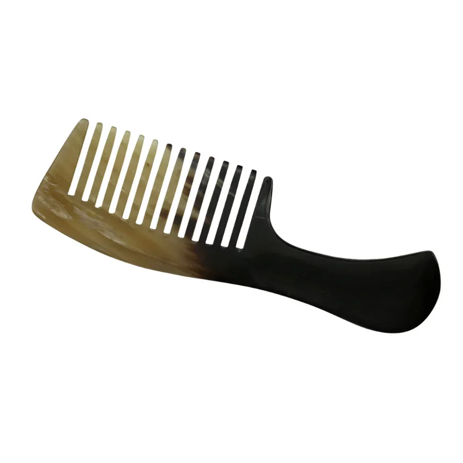 Standard Quality Handmade Antique Quality Natural Horn Comb Buffalo Ox Horn Super Comb for Hair Beard