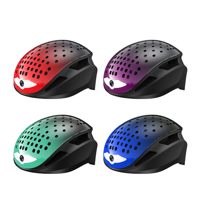 Корейский шлем розовый велосипед парапланеризм скейтборд домофон парашютный защитный шлем с камерой 1080P wifi рекордер