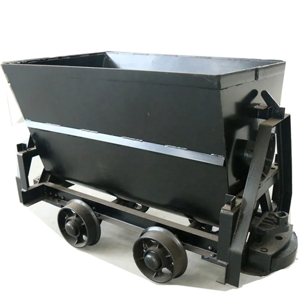 High Quality Complete Category KFU Series Bucket-tipping Mine Car Iron Coal Mining Ore Carts For Transportation