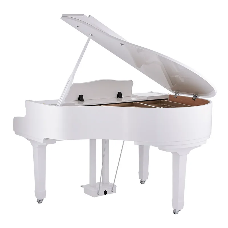 SPYKER HD-W136 Digital Grand Piano White Polish 88 Keys Sea Piano Home Theatre
