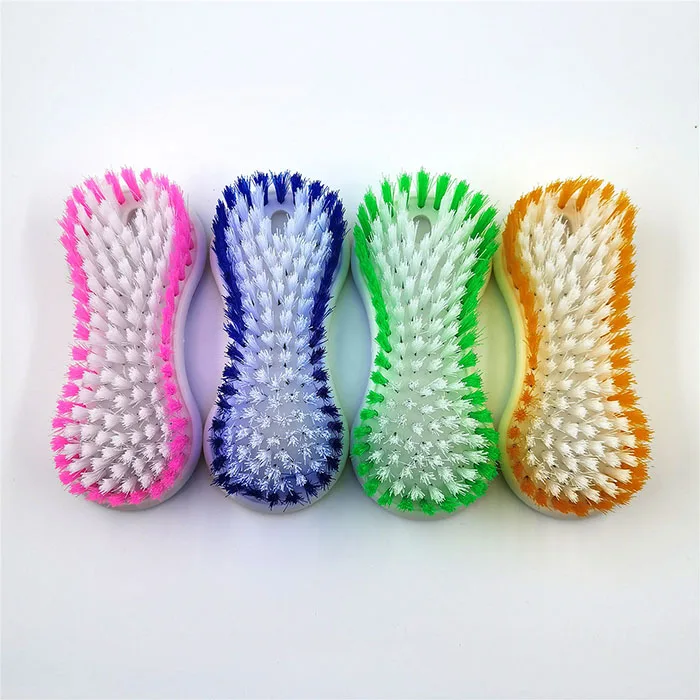HQ2618 8 shapes wonderful cleaning capability PP plastic long bristle laundry brush
