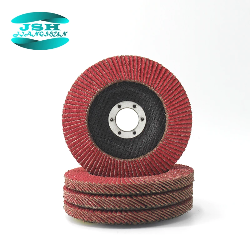 
100mm flexible polishing tools ceramics abrasive flap disc 
