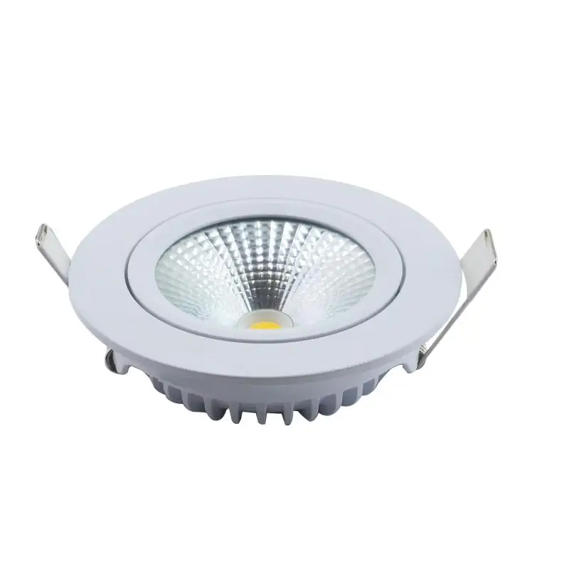 5W Aluminum Super Thin 2000-3000K Dim To Warm Waterproof IP54 Led COB Downlight Spotlight For Bathroom Moisture Space