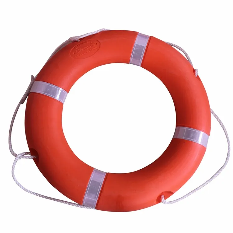 Swimming pool beach play Water Rescue Lifesaving Plastic 2.5kg Float Life Buoy Ring for Swim Water Park