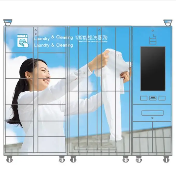 
 Термальный принтер, все в одном, android, самостоятельное обслуживание, стоящий наружный, самозаказывающийся киоск с сенсорным экраном  Самообслуживания Смарт Прачечная шкафчик киоск