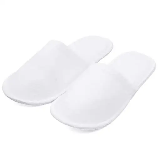 Hot Sale Disposable Polyester Hotel Slipper Disposable Hotel Polyester Slipper Spa Nonwoven