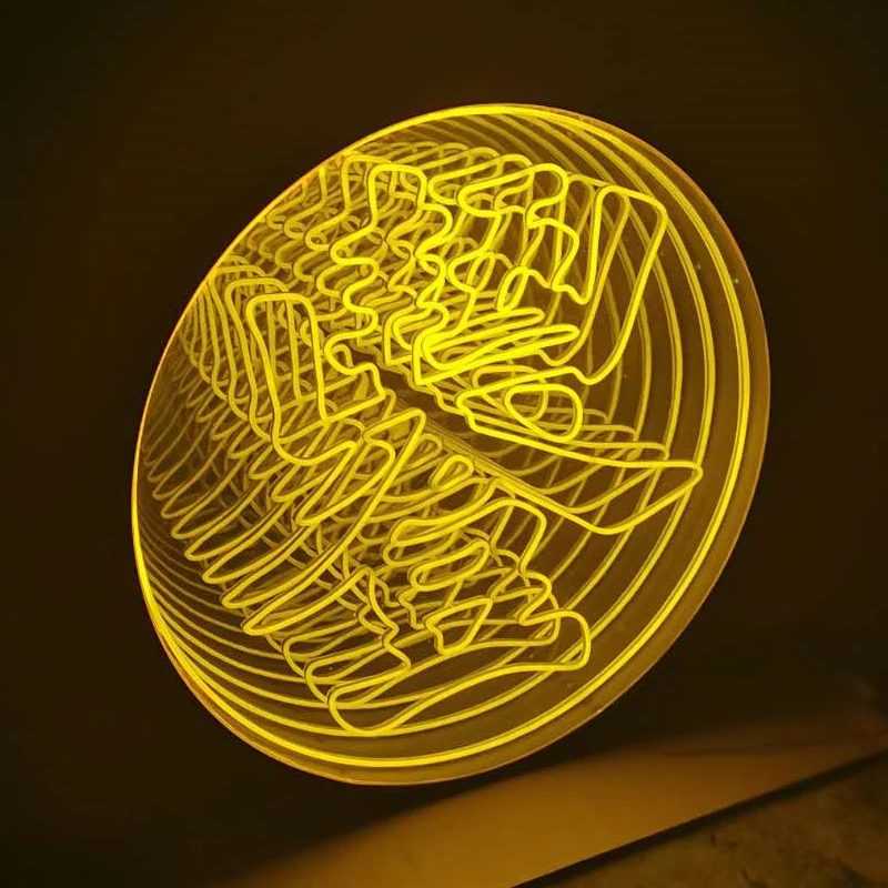 Factory price wall sign 3D Led neon sign infinity mirror light Infinite Mirror infinity mirror led