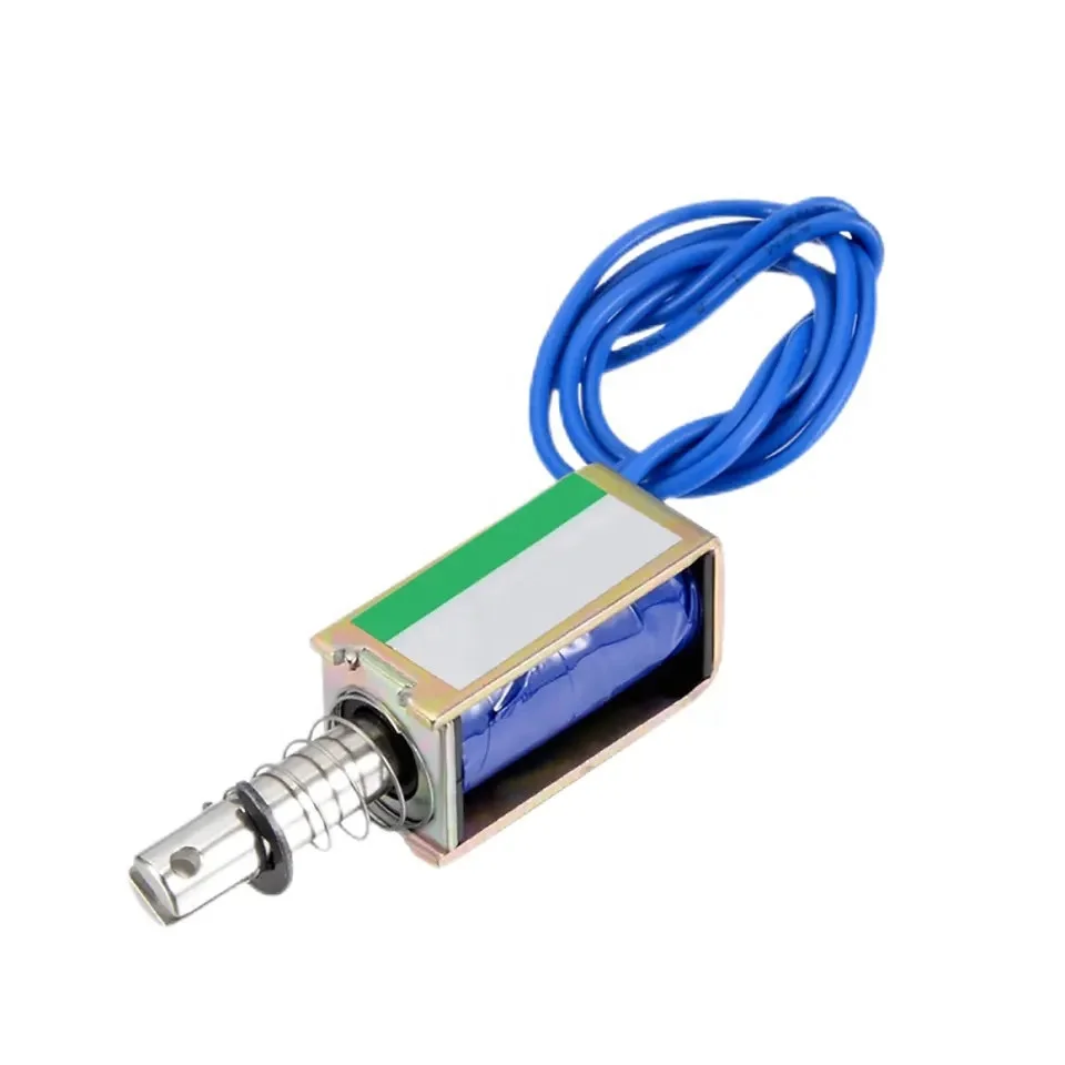 Электромагнитный Электромагнит DC Push Pull Type DC24V 4 8 Вт 10 мм с открытой рамой