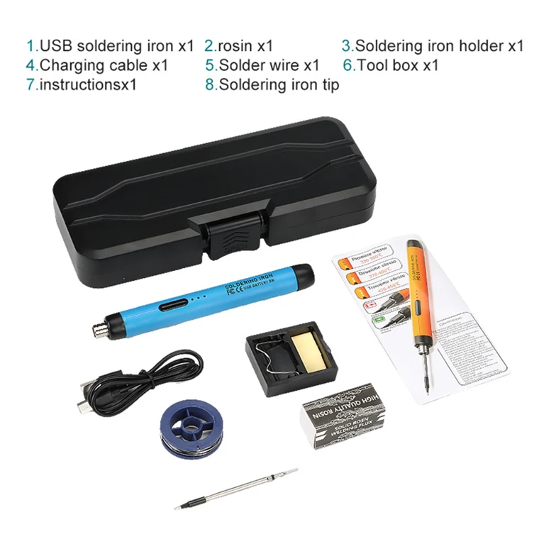 Best Selling usb soldering iron Precision Soldering Welding Iron Soldering Iron Tips and Solder Wire