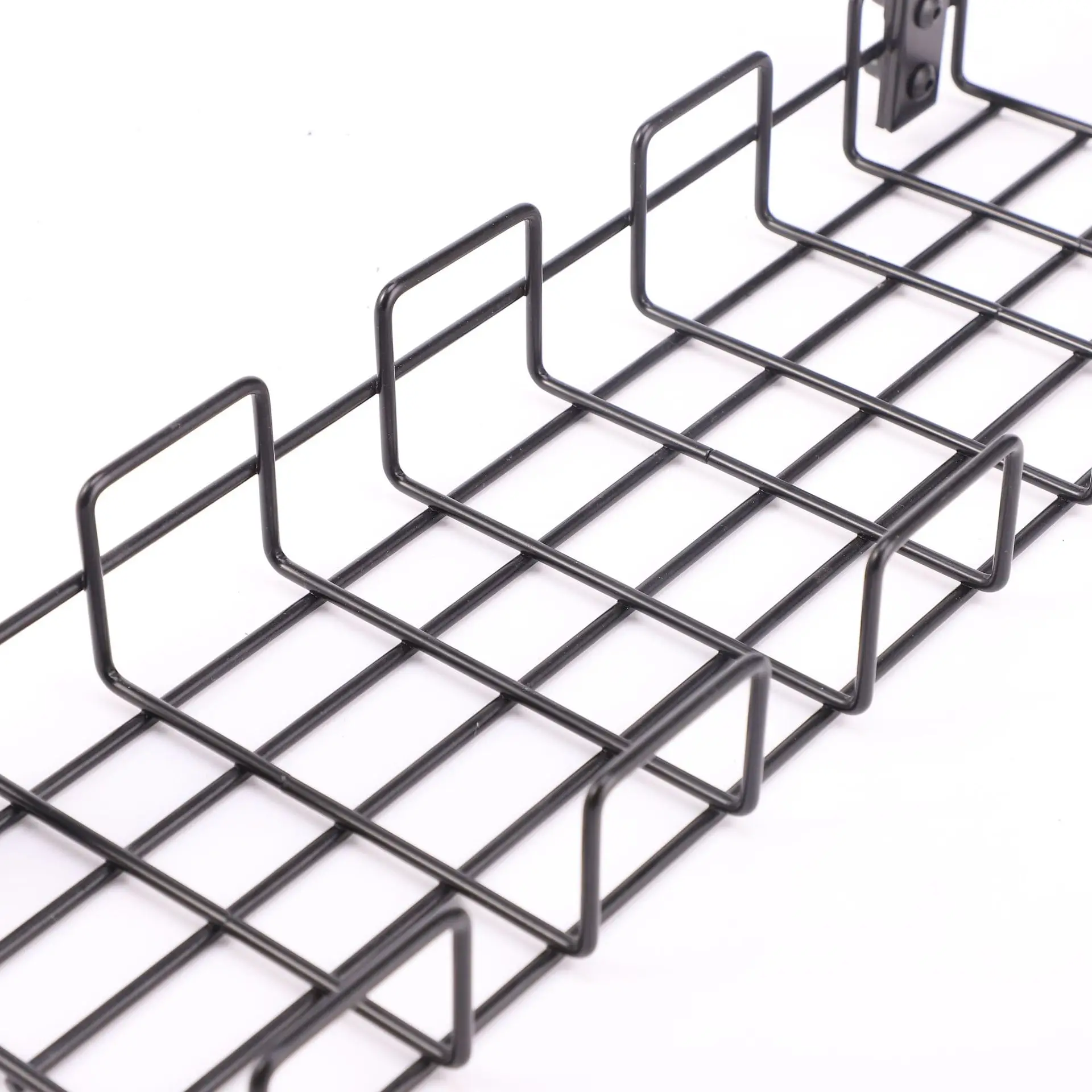 Home and office Under Desk Wire Management Rack, Hanging Metal No Drilling Desk Cable Wire Management Tray