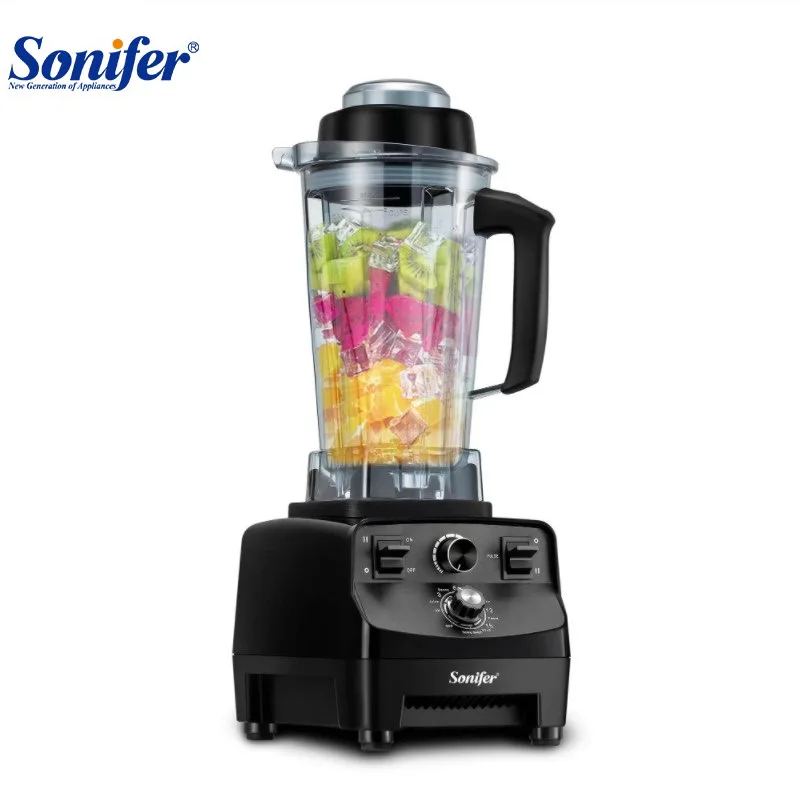 Sonifer SF-8114 new kitchen 1800W high speed 100% copper motor ice crush multi function electric blender for smoothies