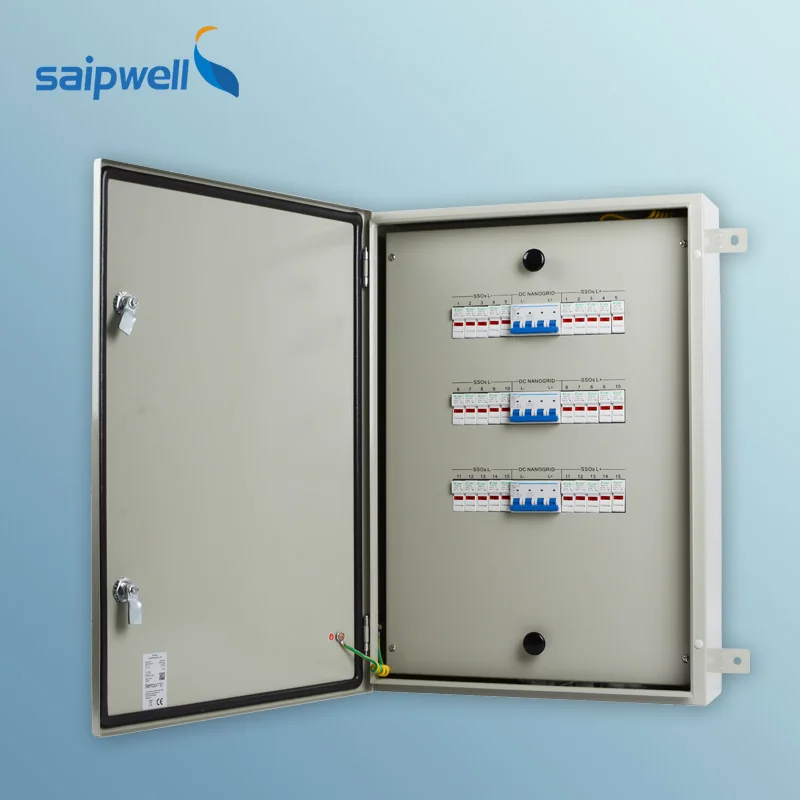 SaIpwell IP66 1000 В комбайнер солнечных батарей с 4-струнным комбайнером для