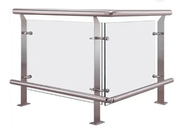 stainless steel glass handrail post 304 and 316 material tube railing post