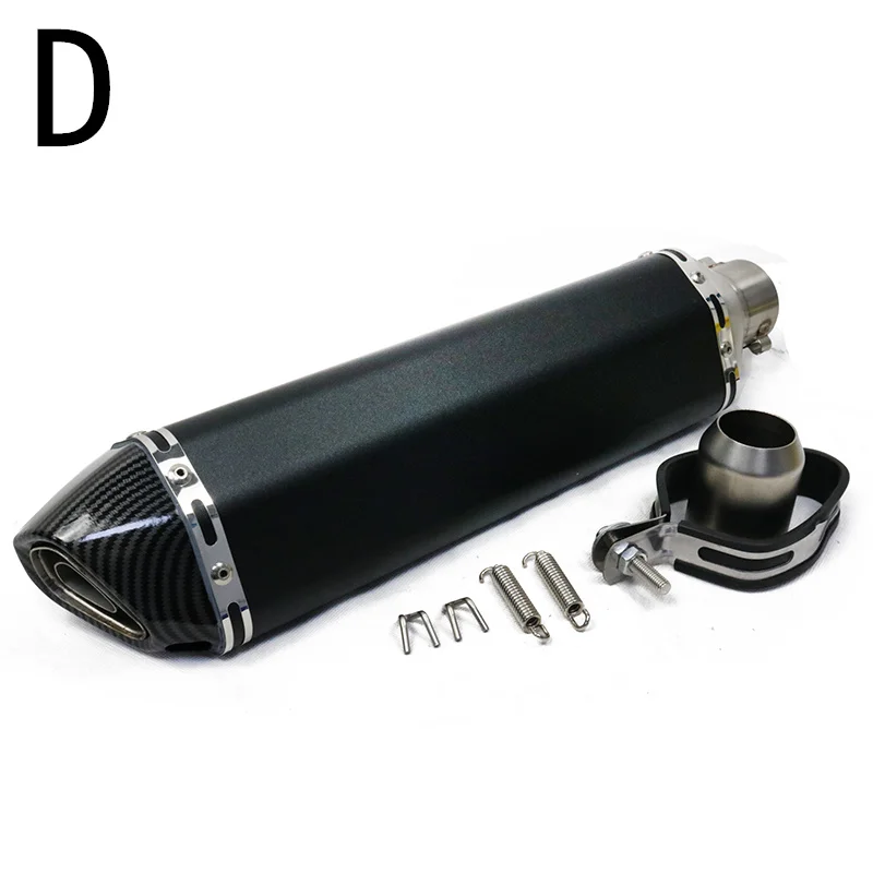 470mm High quality motorcycle muffler modified exhaust pipe for XMAX400 BWS125 F800R FZ6 GSX250R Exhaust Muffler System