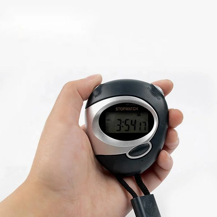 Customized logo portable plastic single cahannel memory digital stopwatch
