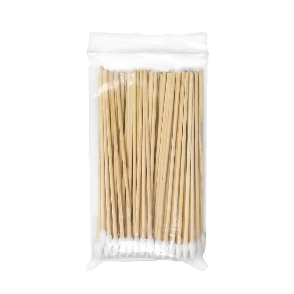 100pcs Bamboo Stick Mini Pointed Head Cotton Ear Buds Cheap Cotton Swab