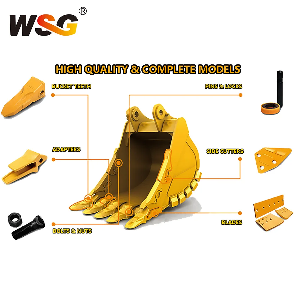 High Quality Heavy Duty for JCB Bucket Teeth 27131219 25RC12 9N4352 7T3402RC 6I6602 18STL 1U3452RCExcavator Bucket Teeth