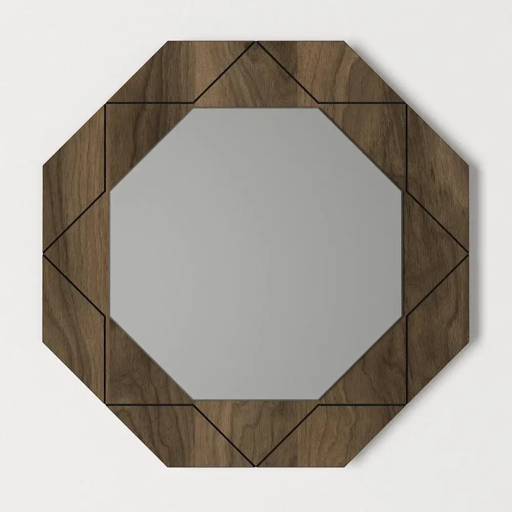 Exclusive Pablo Modern Decorative Wall Wooden Mirror