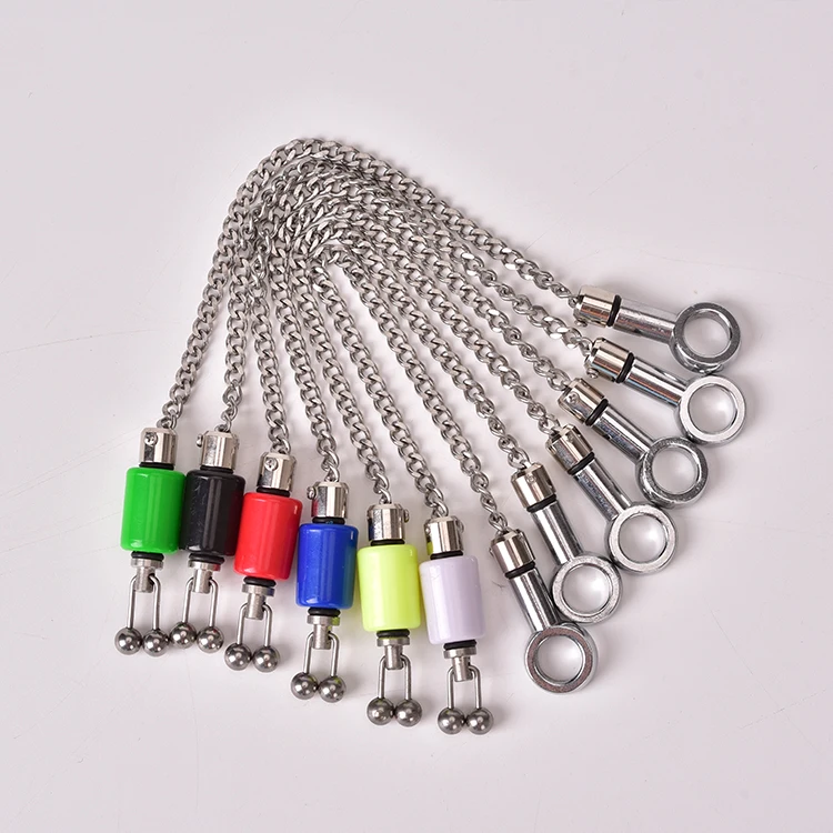 Cheap four color head fishing bite alarm connector swing device fishing swinger SW12M