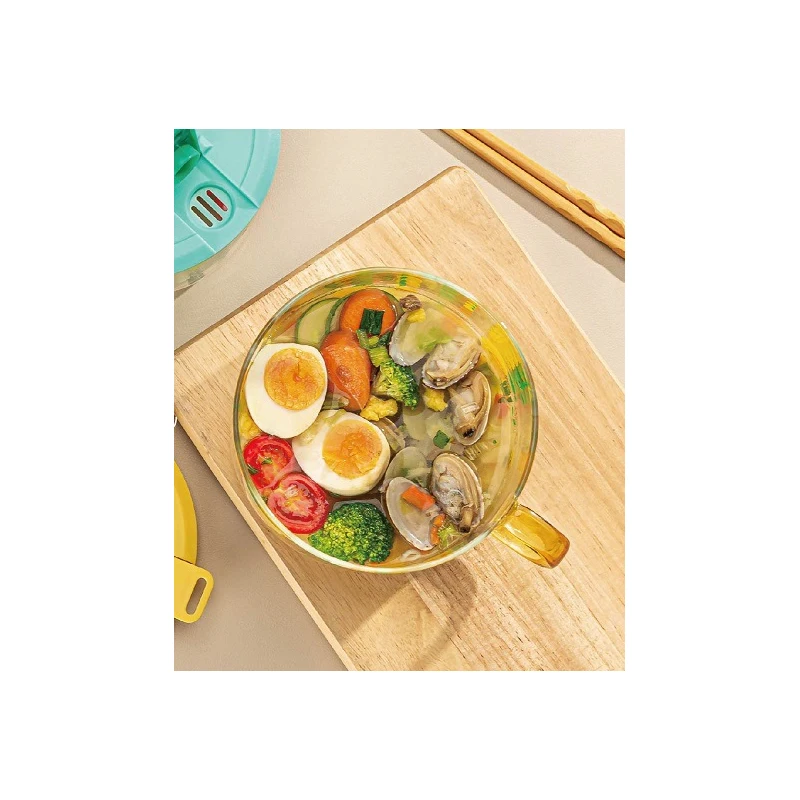 clear glass bowls for salad, soup, snack, dessert and marmalade kitchenwarewith  lid