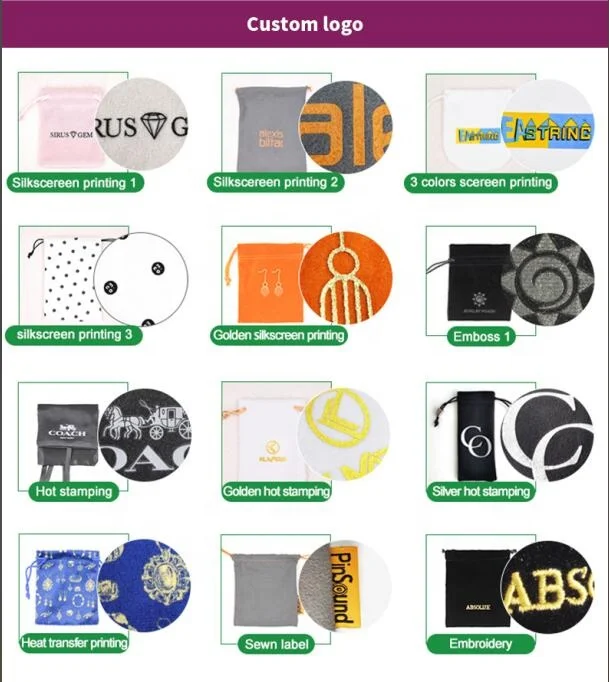 Bestpackaging velvet Jewelry bag small jewelri packaging Pouch  drawstring jewelry gift bag for necklace rings bracelet