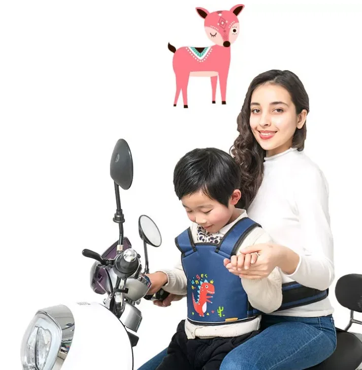 New style Motorcycle Security Belt Kids Bicycle Safety Strap Bike Children Seats Belt