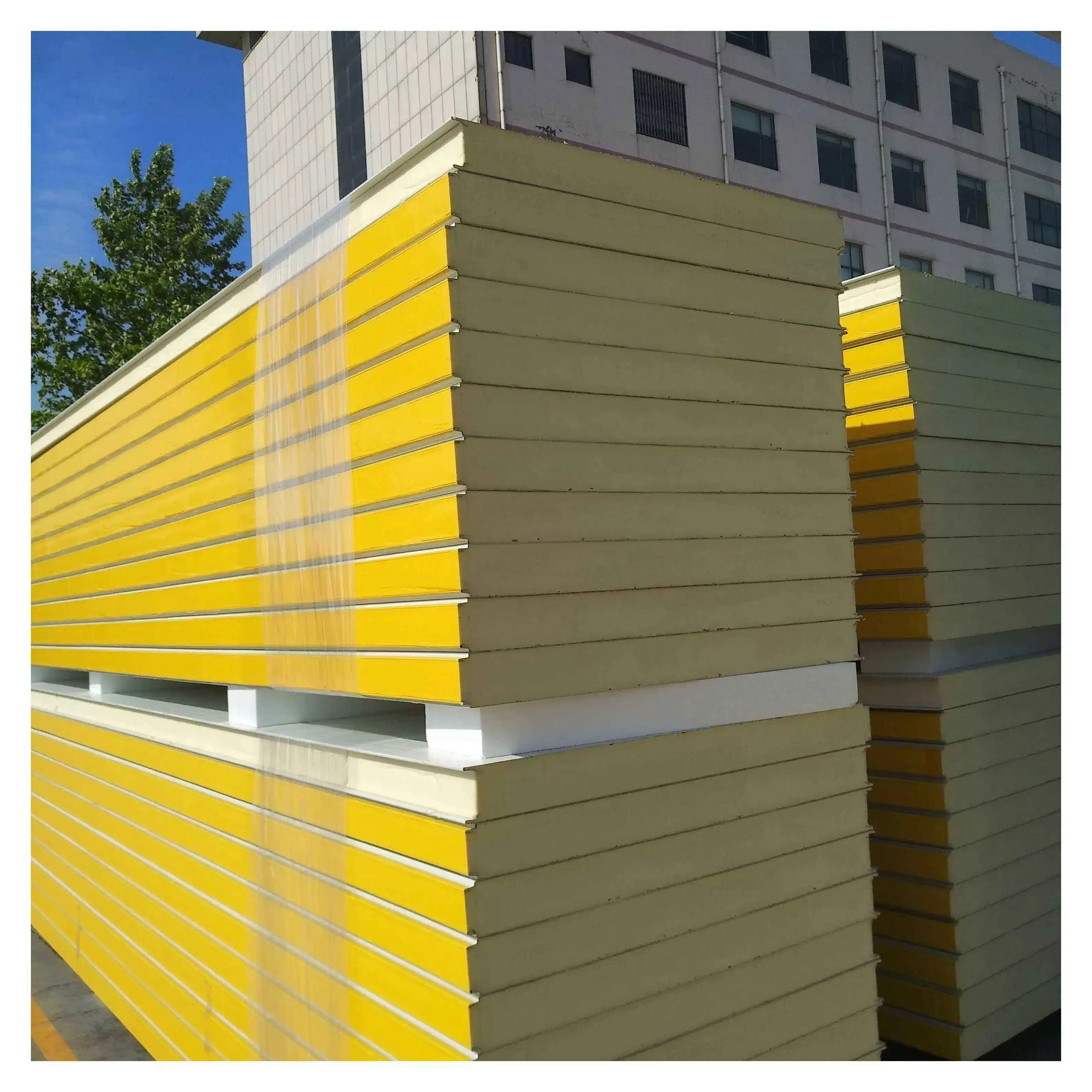 Factory Manufacture Various Metal Polyurethane Foam Wall Pu Roof Sandwich Panel