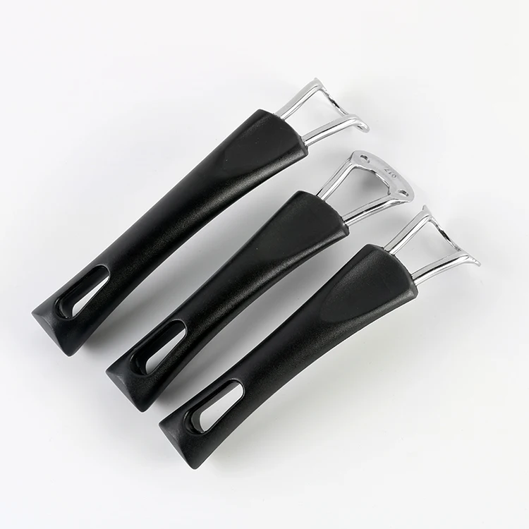 
Black cookware accessories pan handle with trim sheet long ironing durable household pan universal bakelite kitchen removable ha 