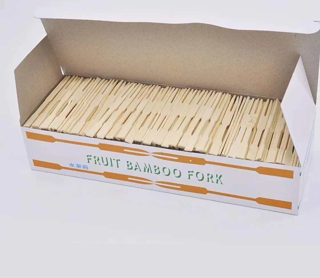 Mini Bamboo Forks 3.5 Inch