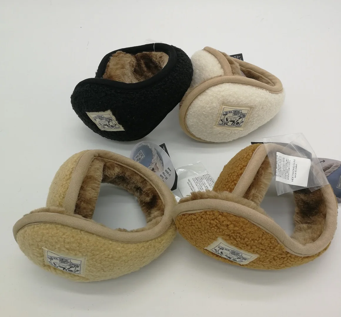 
Custom Soild Unisex Earmuff Fake Fur in Winter 100% Polyester Happyvivian JYHD19035 Keeping Warm CN;JIA 