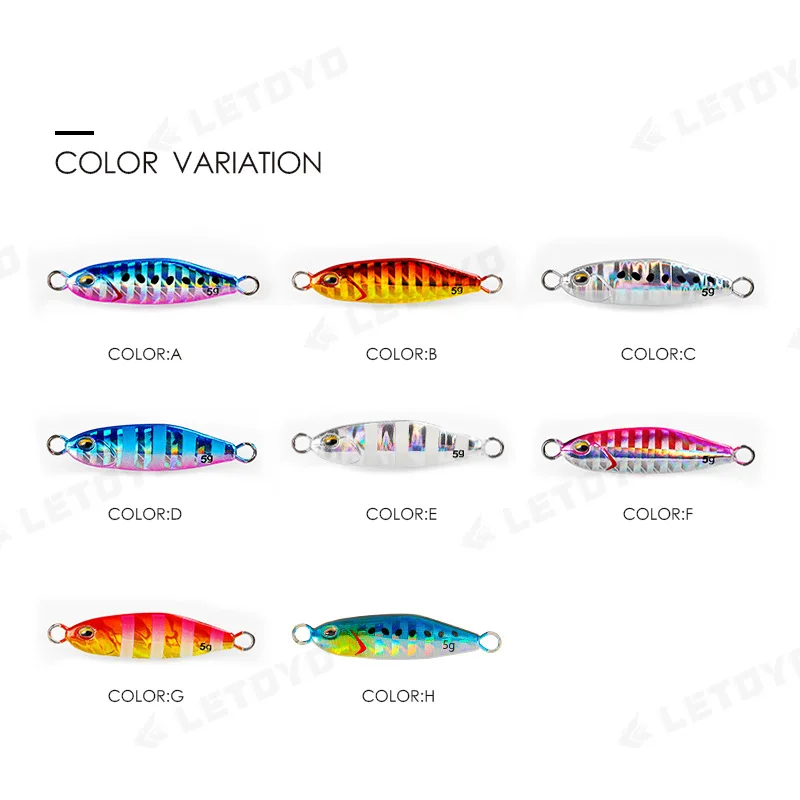 3g 5g 7g 10g Mini Metal jig lure lead fish casting slow jigging lure Micro Jig spoon plantilla senuelo cebo