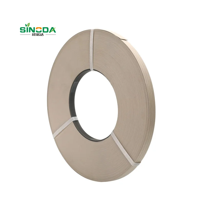 Factory direct sales of raw wood color PCV edge banding with acrylic edge banding and ABS edging