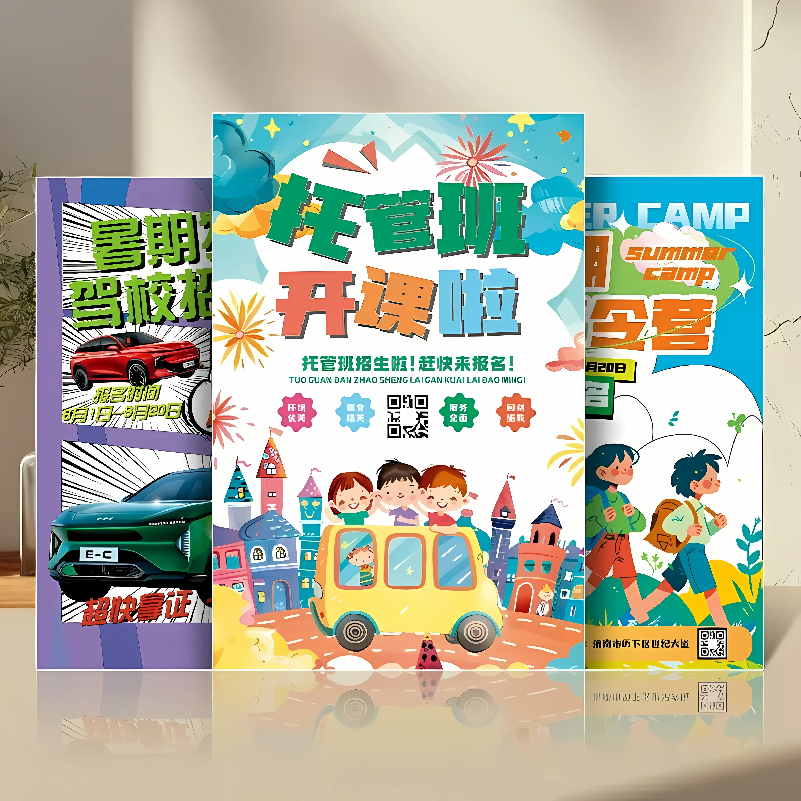 Promotional Custom Printing Waterproof High Quality Poster For Store Propaganda
