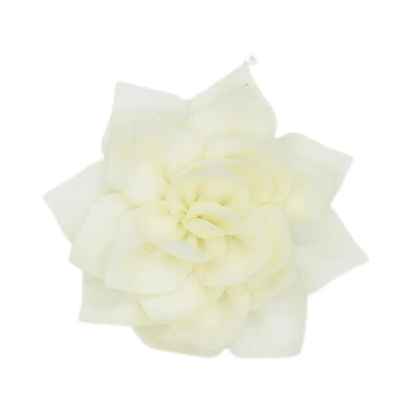 Factory Price Decorations Brooch Diy Handmade Cloth Fabric Felt Clothes Hat Dress  Wedding Home Flower Head
