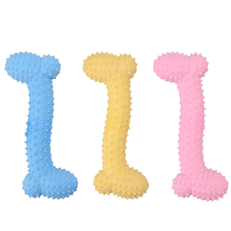 dog chew toy dogs bone dental care teeth cleaning eco friendly durable rubber dog toys