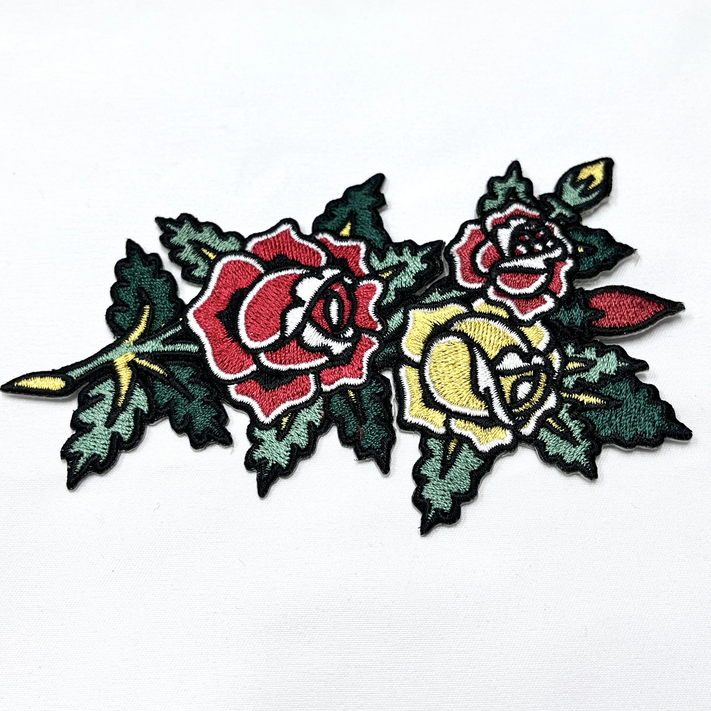 High Quality  Free Sample Custom Embroidery Iron Patches Sew on Garment Embroidery Clothing  Patch for Clothing for Hat