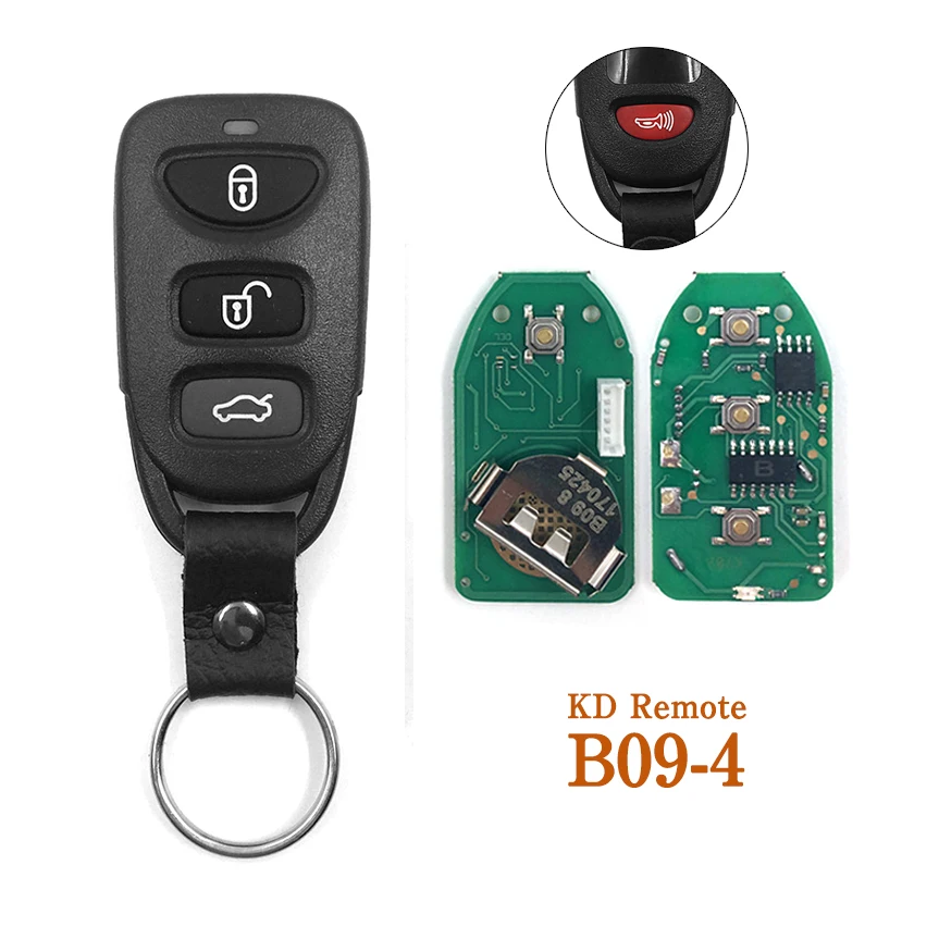 KEYDIY серии B B09-3 + 1 универсальный пульт дистанционного управления брелок для ключей KD900/KD900 +/KD MINI/KD-X2/URG200 ключевой
