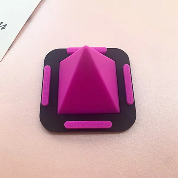 Silicone Cellphone Holder, Multifunctional Pyramid Phone Support, Pyramid Support 4 ANGLES for Cell Phone
