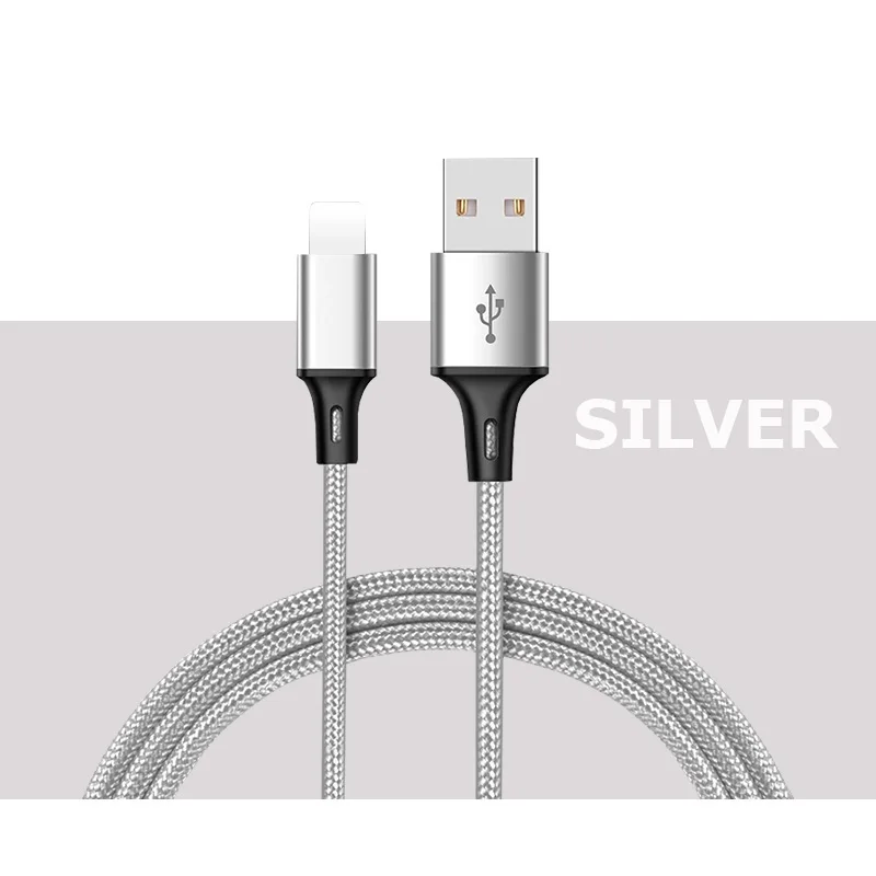  Оптовая продажа с завода usb-кабель для быстрой зарядки и передачи данных в нейлоновой оплетке