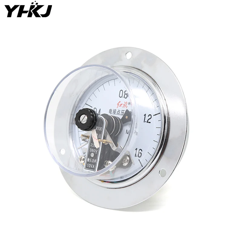 Hongqi instrument YX-100ZT axial band side electric contact pressure gauge 1.6 controller vacuum gauge