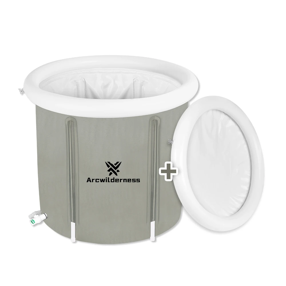 Inflatable Ice Bath Tub cold plunge Portable PVC Folding Fitness Large recovery pod - ice bath Bath tube Cold Plunge Tub