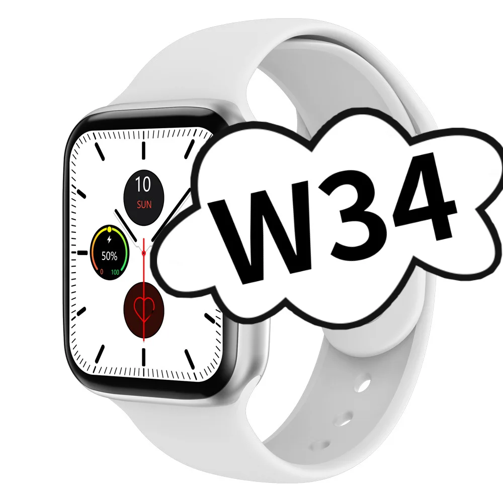 W34 smart watch 2021 bt call phone iwo reloj inteligente bluetooth smart watch W34 PK W46 W26 smart watch series 6