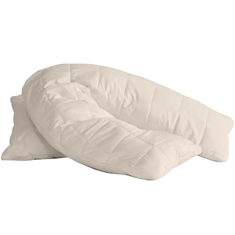 Wholesale High quality Customization Luxury Solid Color neck pillow wholesale washable pillow organic wool pillow